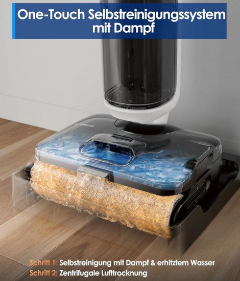 🧹 Tineco FLOOR ONE S6 Stretch Steam Nass Trockensauger mit Selbstreinigung für 337,46€ (statt 400€)