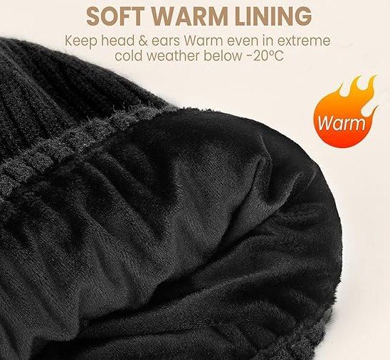 ❄️ YANIKY Winter Beanie mit Thermo Fleece in vielen Farben für 5,98€ (statt 11€)