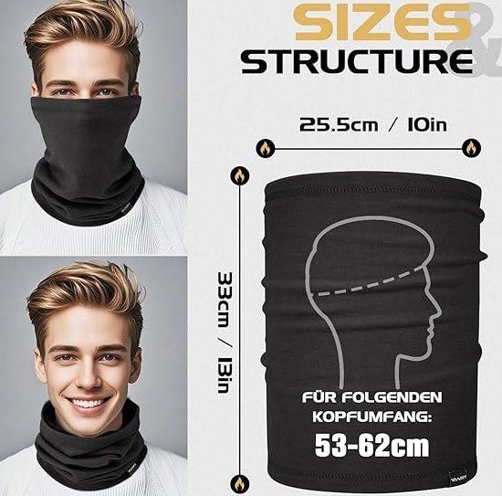 🥷 YANIKY Schlauchschal Winddicht in versch. Farben für je 5,99€ (statt 10€)