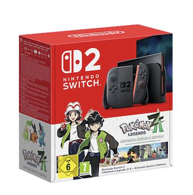 🎮 Nintendo Switch 2 + Pokemon Z-A für 413,29€ (statt 510€) – HK-Version