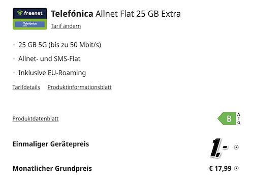 🔥 Eff. Ersparnis 📱 Samsung Galaxy S25 FE nur 1€ + o2 Allnet 25GB 5G für 17,99€ mtl. 🔥 Eff. Ersparnis 📱 Samsung Galaxy S25 FE nur 1€ + o2 Allnet 25GB 5G für 17,99€ mtl.