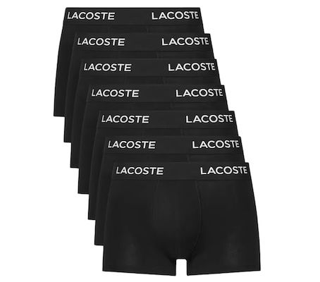 🩳 7er Pack Lacoste Trunks in Schwarz für 44,95€ (statt 65€) 🩳 7er Pack Lacoste Trunks in Schwarz für 44,95€ (statt 65€)