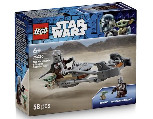 🤖 LEGO Star Wars: Der Mandalorianer und Grogu auf Speeder Bike für 6,99€ (statt 13€)