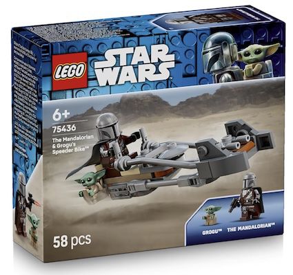 🤖 LEGO Star Wars: Der Mandalorianer und Grogu auf Speeder Bike für 6,99€ (statt 13€)