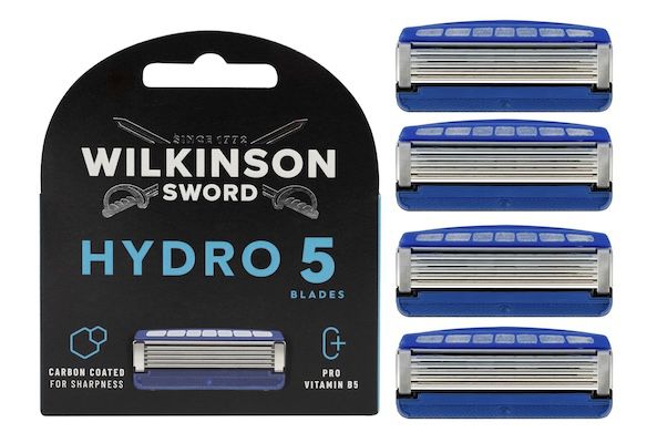 🪒 4er Pack Wilkinson Sword Hydro 5 Ersatzklingen für 5,88€ (statt 9€)