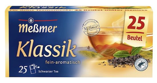 🫖 25er Pack Meßmer Schwarzer Tee fein aromatisch ab 1,42€ (statt 2,35€)   Prime