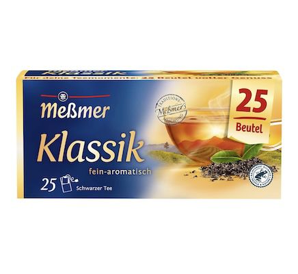 🫖 25er Pack Meßmer Schwarzer Tee fein-aromatisch ab 1,42€ (statt 2,35€) – Prime