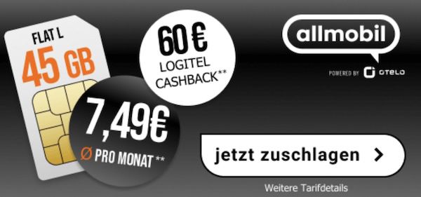 📱 Vodafone Allnet 45GB 5G für eff. 7,49€ mtl.   💰 dank 60€ Bonus