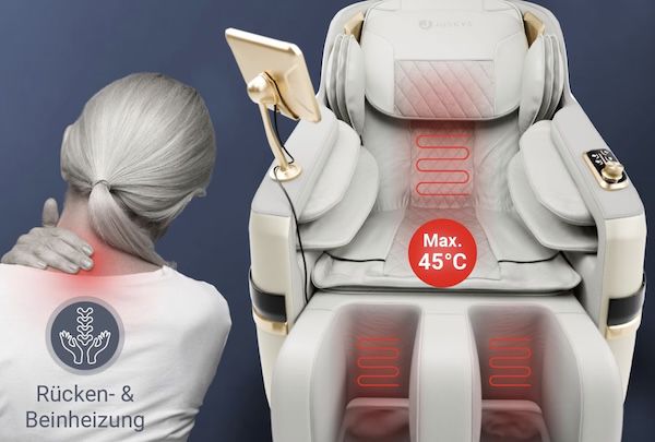 💆‍♂️ Juskys Naxos Massagesessel mit Heizung für 592,95€ (statt 899€)