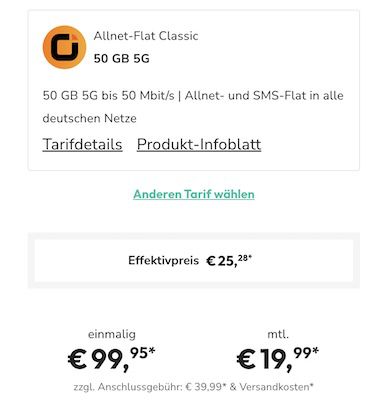 📱 Samsung Galaxy S25 Edge (256 GB) für 99,95€ + Vodafone Allnet 50GB 5G für 19,99€ mtl.