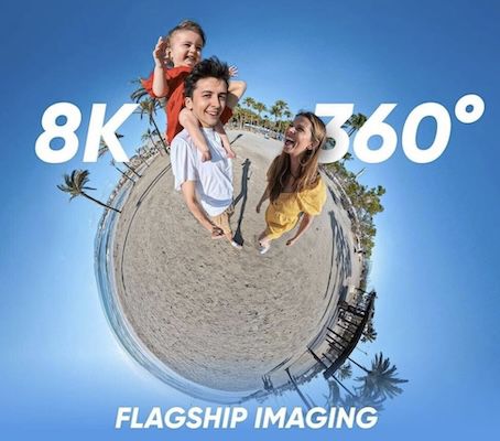 🤳 Insta360 X5 wasserdichte 8K 360° Kamera mit Selfie Stick Effekt für 358€ (statt 449€)