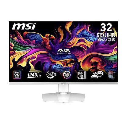 🖥️ MSI MPG 321URXW – 31,5 Zoll QD-OLED Gaming Monitor, 240 Hz für 713,68€ (statt 819€)