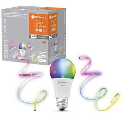 💡 Osram Ledvance SMART+ Set (E27 Birne + 2m & 1m Strip) für 9,99€ (statt 31€)