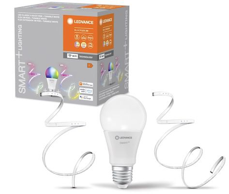 💡 Osram Ledvance SMART+ Set (E27 Birne + 2m & 1m Strip) für 9,99€ (statt 31€)