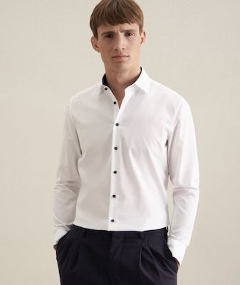 👔 Seidensticker Herren Business Hemd Slim Fit in Weiß für 27,77€ (statt 42€)