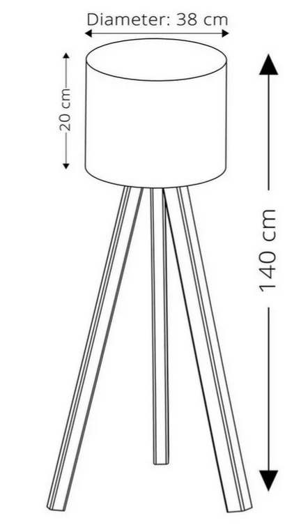 💡 Opviq Stehleuchte 140cm div. Farben ab nur 14,99€ 💡 (statt 32€)