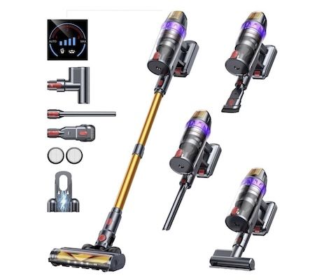 🧹 Buture VC90 Akku Staubsauger mit mehreren Aufsätzen für 76,39€ (statt 104€)