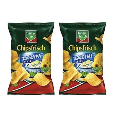 😋 2x 150g funny-frisch Chipsfrisch Zaziki Style für 2,78€ (statt 4,58€) – Prime