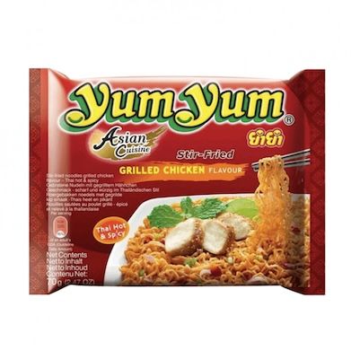 🍗 8x YumYum Grilled Chicken Instantnudeln (scharf) ab 0,96€ (statt 6€)