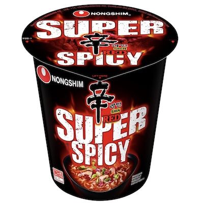 🌶️ 8x NONGSHIM Instant Cup Nudeln Shin Red Super Spicy ab 4,56€ (statt 14€)