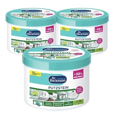 🧽 3x Dr. Beckmann Putzstein mit Limettenduft, 550g ab 4,50€ (statt 11€)