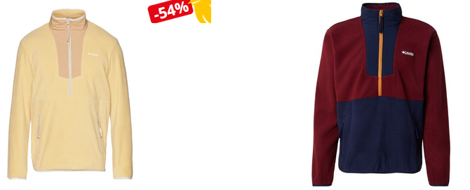 Columbia Sequoia Grove Herren Fleece Jacken Half Zipper für je 34,98€ (statt 42€)