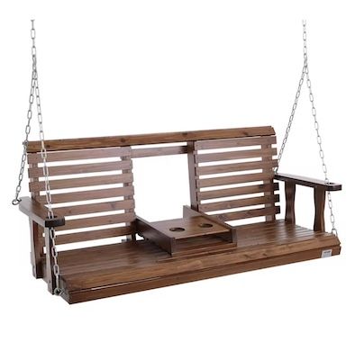 🏡 SucceBuy Holz Hollywoodschaukel 1,5 m mit 400 kg Tragkraft für 94,99€ (statt 146€)