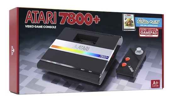 🤙 Oldschool 🕹️ Atari 7800+ Spielekonsole mit wireless Controller für 75,73€ (statt 95€)