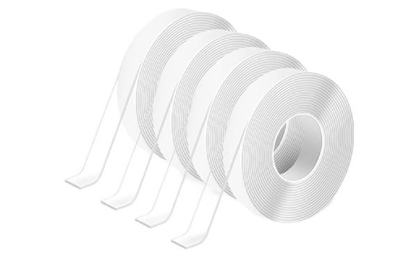 🖼️ 5x 4er Pack Nano Gel doppelseitiges Klebeband (durchsichtig), extra stark für 4,45€ (statt 20€)