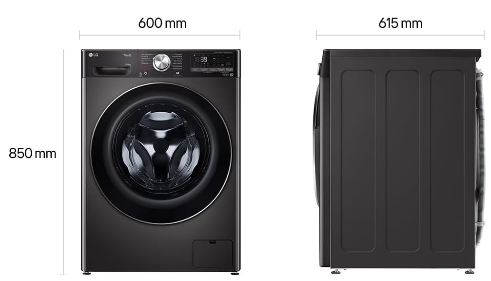 LG V9WD128H2B Waschtrockner mit 12/8kg 1.400 U/min. für 698€ (statt 799€)