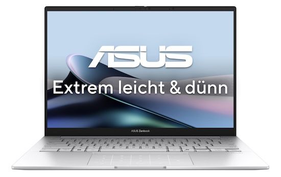 💻 ASUS Zenbook 14 OLED UX3405 mit Intel Core Ultra 7 für 1.005,77€ (statt 1.299€)