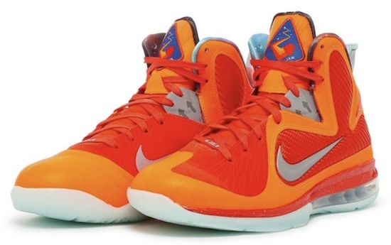 👟 Nike LeBron 9 Big Bang (2022) Sneaker in Orange für 70,95€ (statt 129€)   nur Gr. 40 42.5