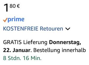 🌡️ TFA Dostmann Kühlschrank/Gefrierschrank Thermometer für 1,80€ (statt 4€)