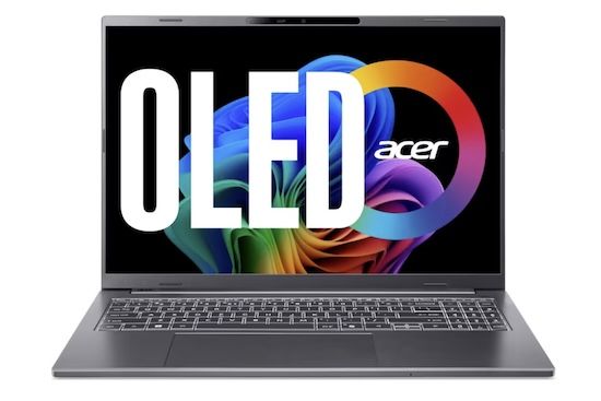 💻 acer Aspire 16 AI OLED (A16 61M R8RH) AI Laptop für 695,11€ (statt 770€)