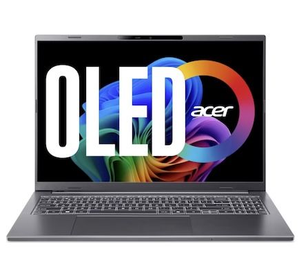 💻 acer Aspire 16 AI OLED (A16-61M-R8RH) AI Laptop für 695,11€ (statt 770€)