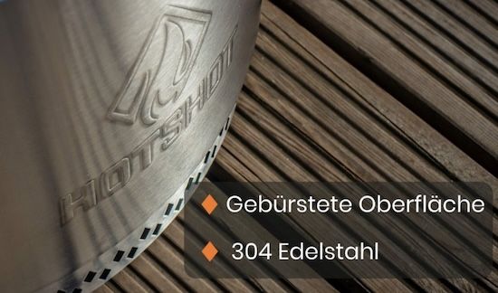 🔥 Hotshot Feuerfass aus doppelwandigem 304 Edelstahl ab 114,99€ (statt 130€)