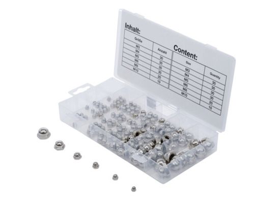 🔩 BGS Hutmuttern Sortiment, 150 tlg. ab 5,62€ (statt 9€)