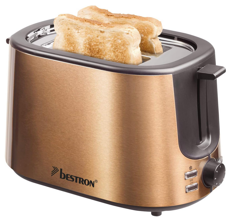 Bestron ATS1000 2 Scheiben Toaster mit Brötchenaufsatz ab 19,99€ (statt 27€)