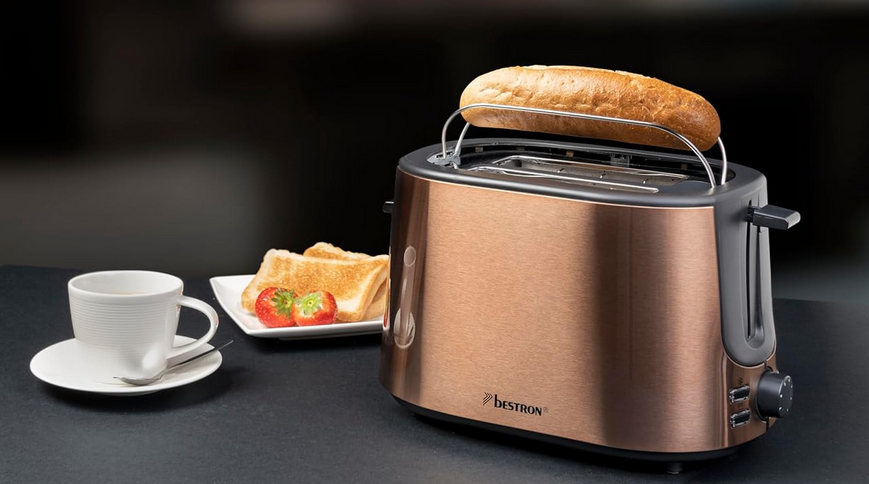 Bestron ATS1000 2 Scheiben Toaster mit Brötchenaufsatz ab 19,99€ (statt 27€)