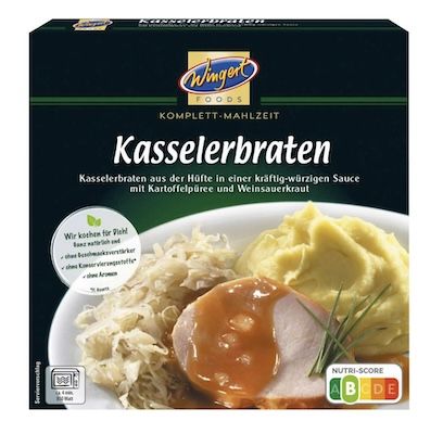 🤤 6x Wingert Kasselerbraten mit Kartoffelpüree & Sauerkraut, je 460 g ab 6,16€ (statt 13€)