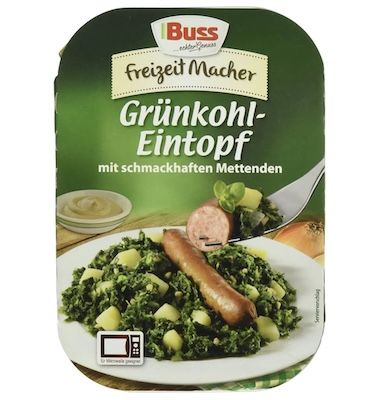 🤤 6x Buss Freizeitmacher Grünkohl-Eintopf mit Mettwurst, je 300 g ab 4,16€ (statt 13€)