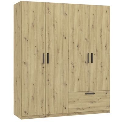 👕 Drehtürenschrank Milos in Eiche-Artisan ab 212€ (statt 260€)