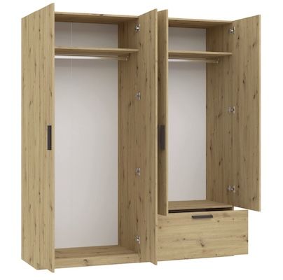 👕 Drehtürenschrank Milos in Eiche-Artisan ab 212€ (statt 260€) 👕 Drehtürenschrank Milos in Eiche Artisan ab 212€ (statt 260€)