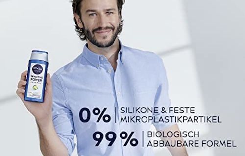 🛀 NIVEA MEN Sensitive Power Shampoo ab 1,35€ (statt 3€)   Prime