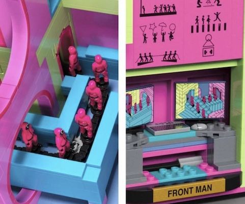 🔺 MEGA Squid Game Treppenhaus aus 1.707 Teilen für 61,77€ (statt 83€)