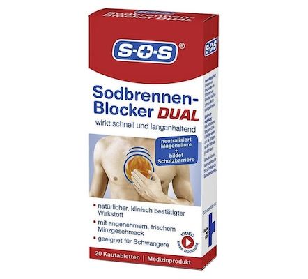🤢 3x 20er Pack SOS Sodbrennen-Blocker Dual Kautabletten ab 7,35€ (statt 13€) – Neukunden