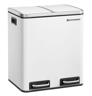 🚮 SONGMICS Stahl-Abfalleimer 2 x 15L mit Soft-Close ab 41€ (statt 58€)