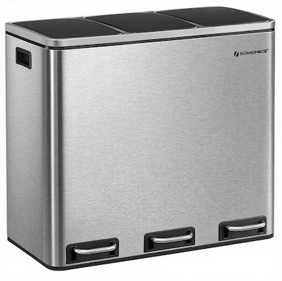 🗑️ SONGMICS Edelstahl-Abfalleimer, 3 x 18L mit Soft-Close ab 61€ (statt 89€)