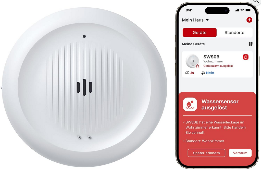 X-SENSE SWS0B WLAN Wassermelder mit Frostwarnung 2-in-1 für 23,98€ (statt 30€) X SENSE SWS0B WLAN Wassermelder mit Frostwarnung 2 in 1 für 23,98€ (statt 30€)
