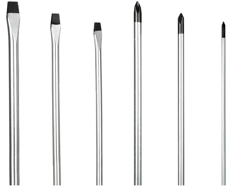 🪛⚒️ WALTER WWS SDL6 Schraubendreher Set extra lang 6 tlg, magnetisch für 14,99€ (statt 25€)